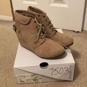 Call It Spring Suede Booties